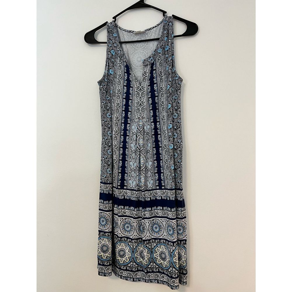 J. Jill Sleeveless V-slit front Dress